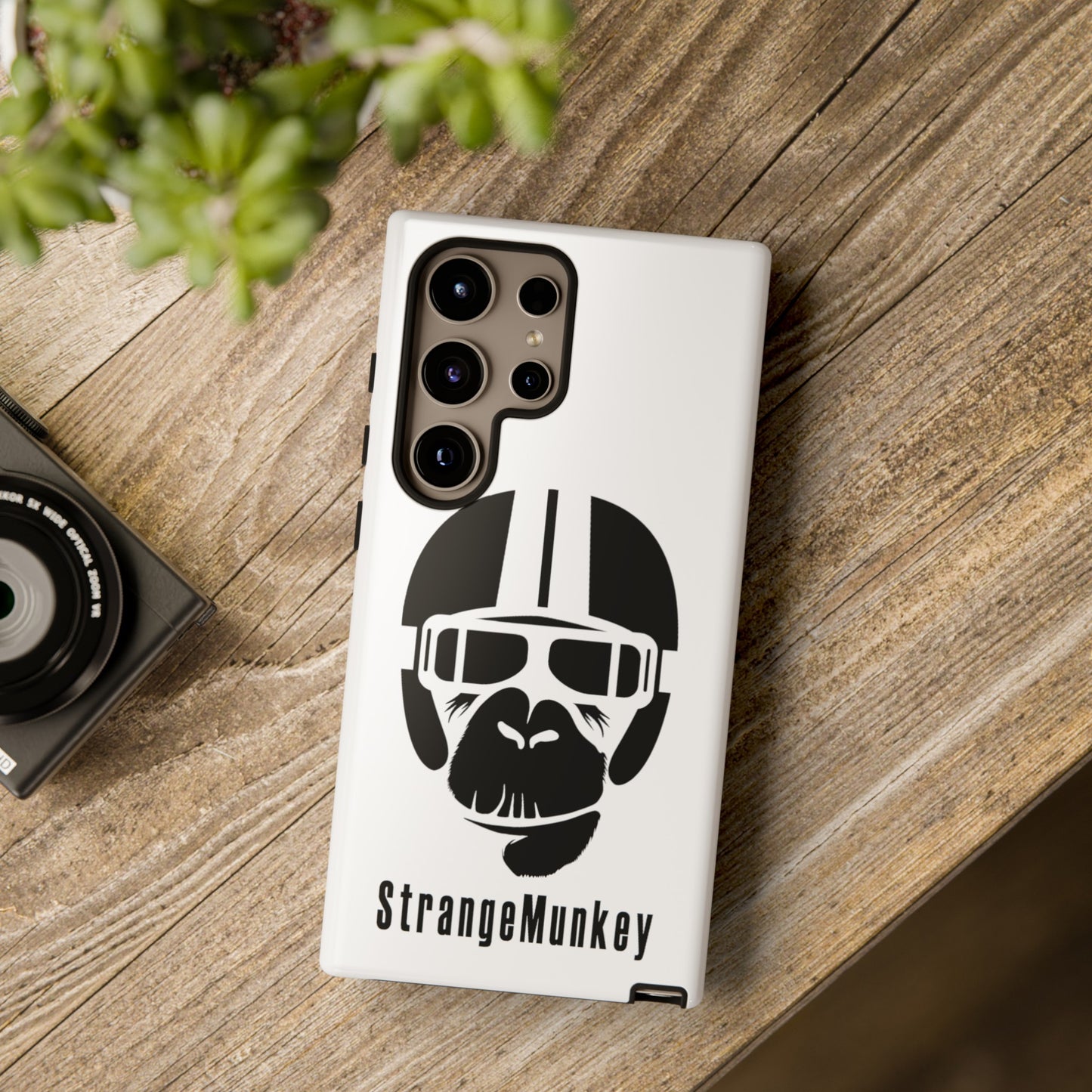 StrangeMunkey Tough Phone Case - WHITE