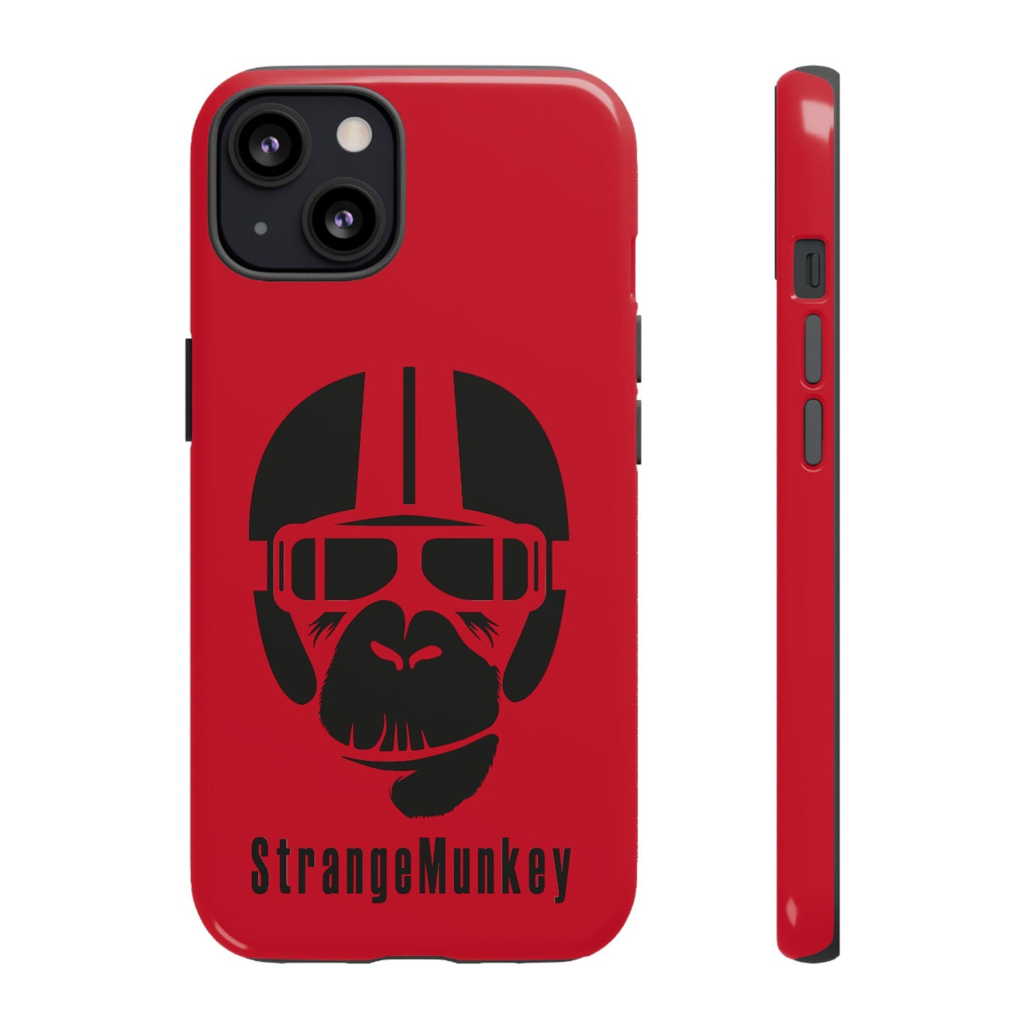 StrangeMunkey Tough Phone Case - DARK RED