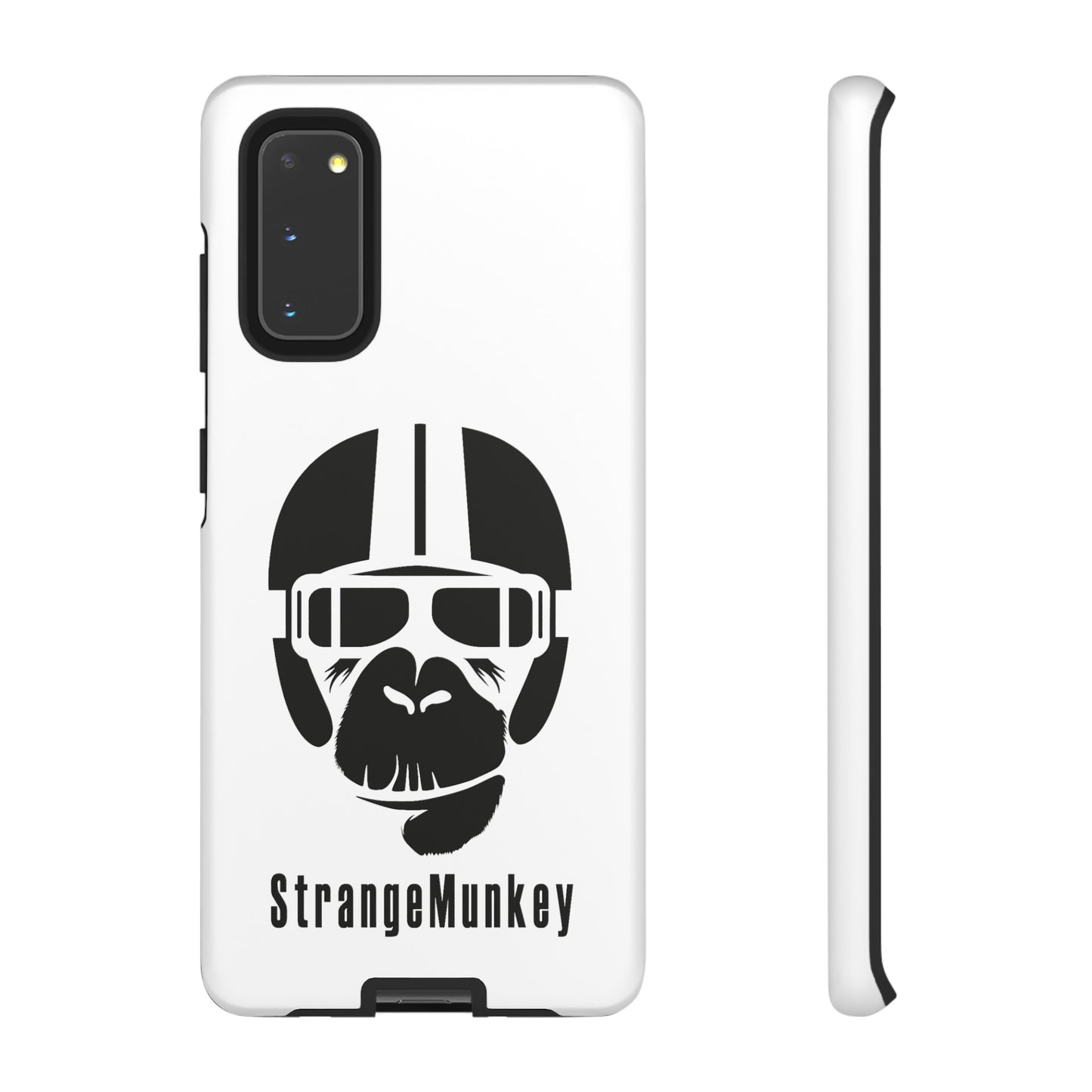 StrangeMunkey Tough Phone Case - WHITE