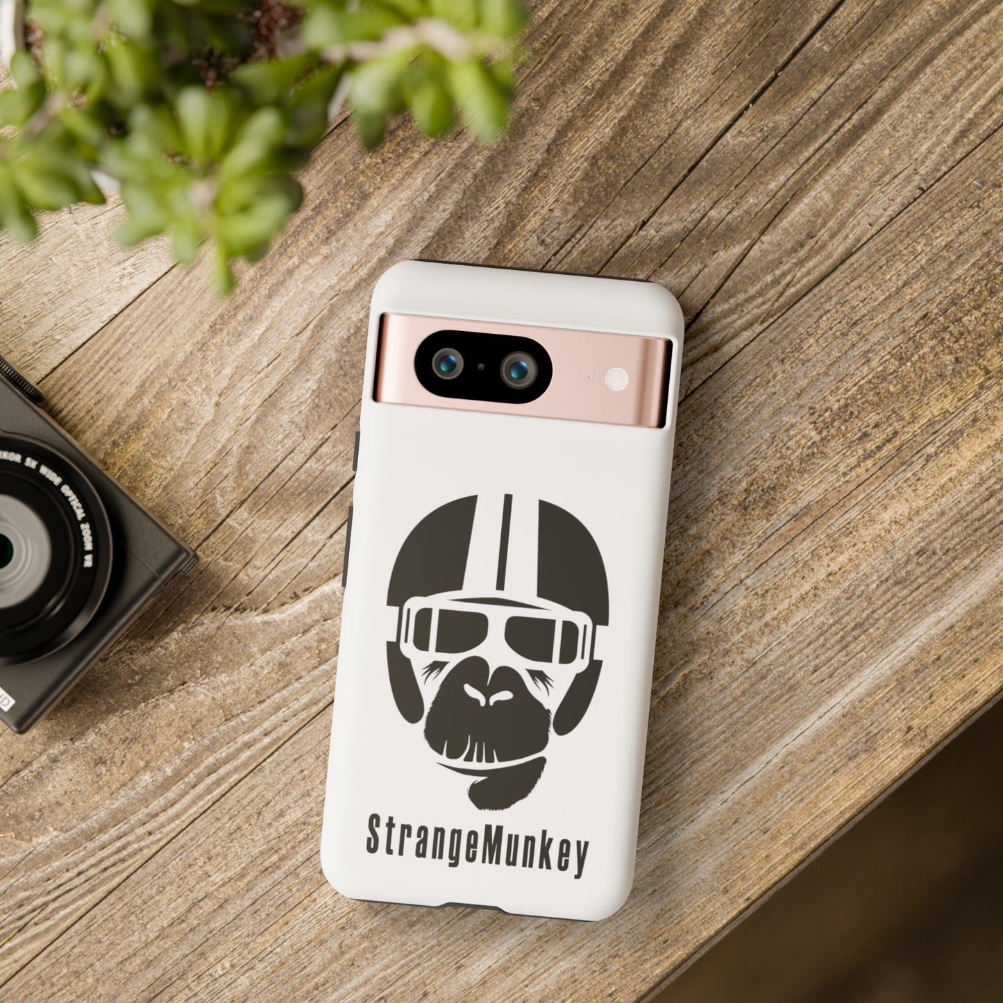 StrangeMunkey Tough Phone Case - WHITE