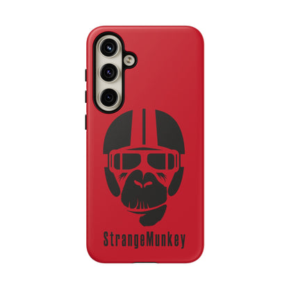 StrangeMunkey Tough Phone Case - DARK RED