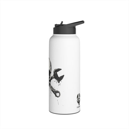 Spanner Bones Stainless Steel Water Bottle, Standard Lid