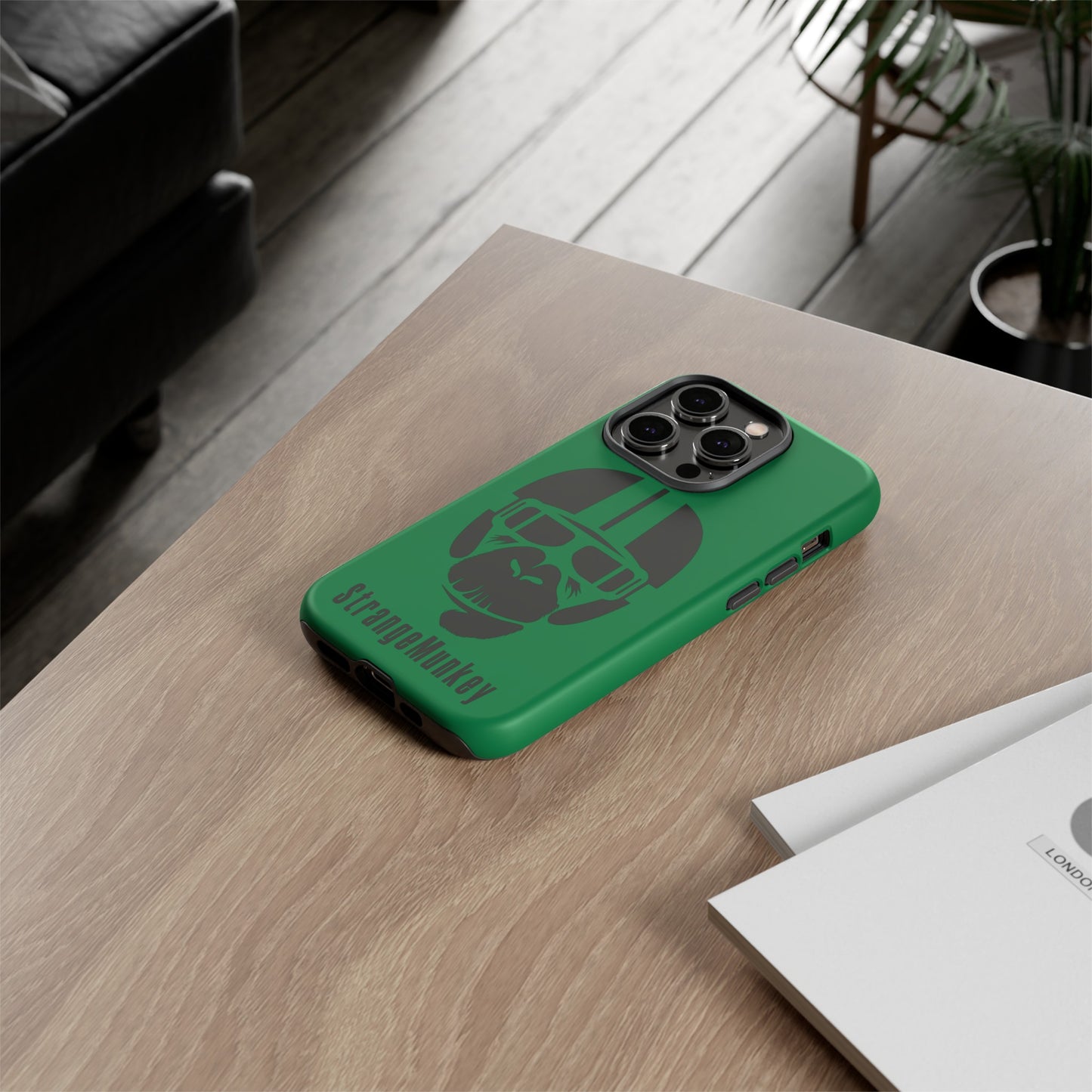 StrangeMunkey Tough Phone Case - DARK GREEN