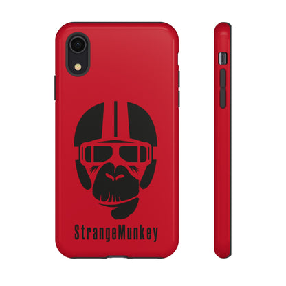 StrangeMunkey Tough Phone Case - DARK RED