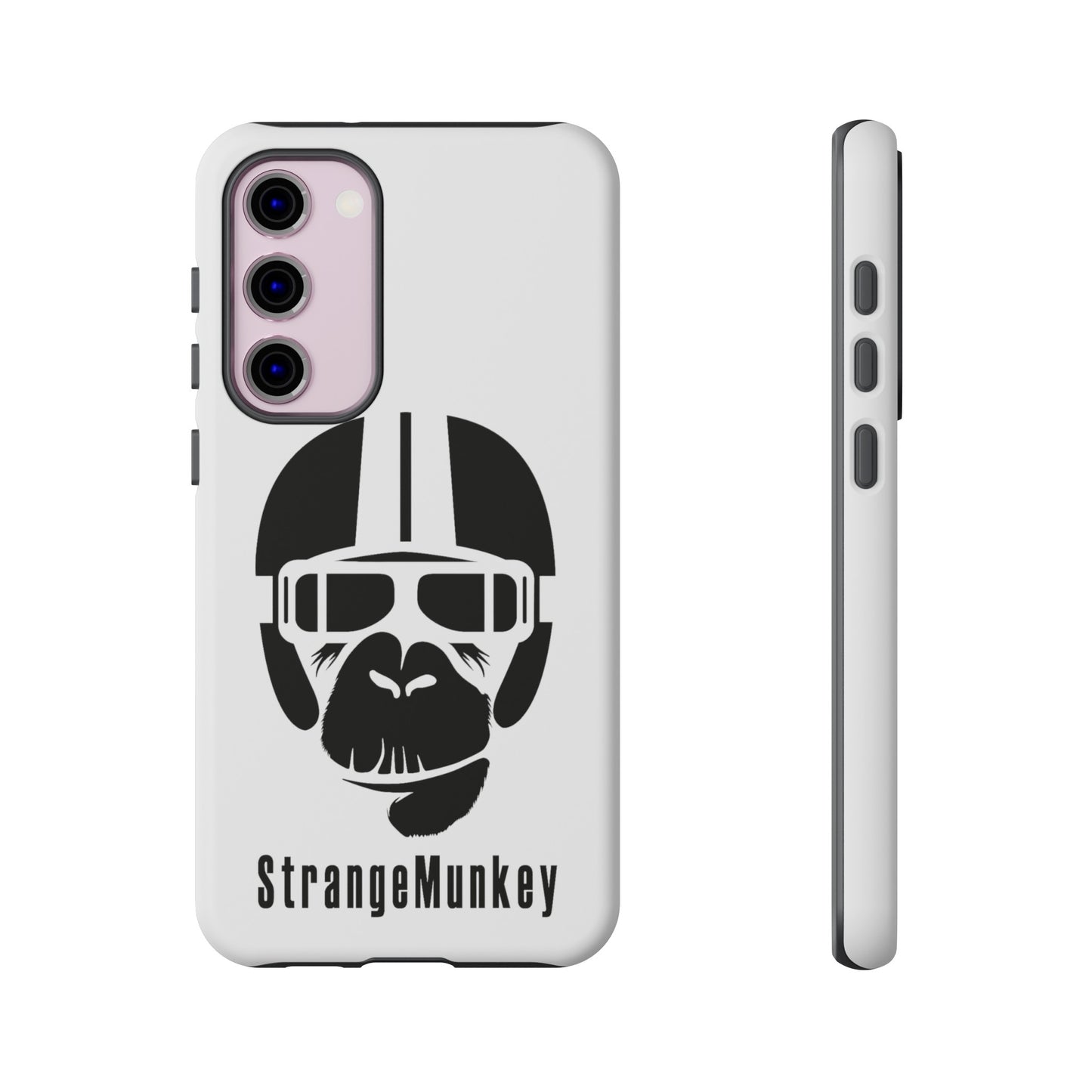 StrangeMunkey Tough Phone Case - WHITE