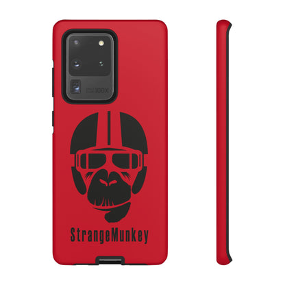 StrangeMunkey Tough Phone Case - DARK RED