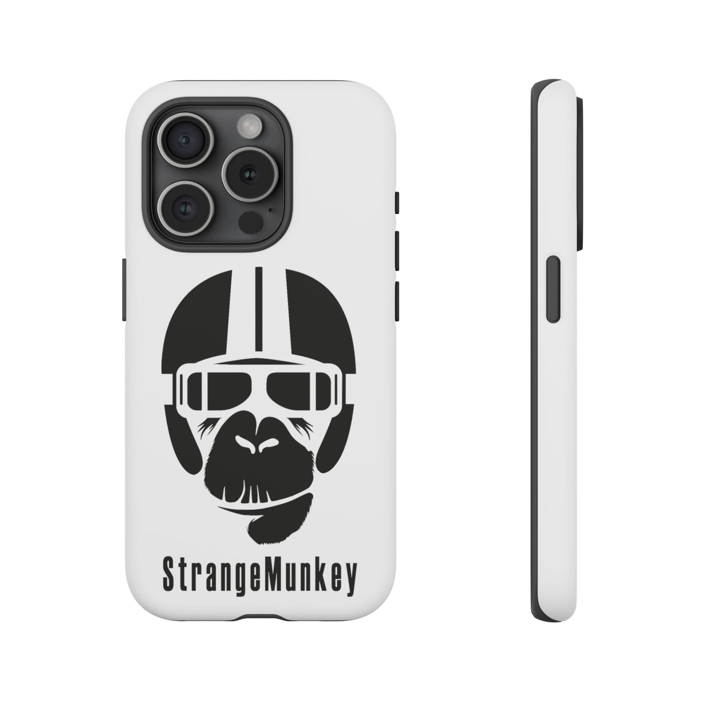 StrangeMunkey Tough Phone Case - WHITE