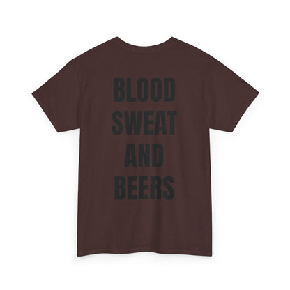 BLOOD SWEAT AND BEERS! Unisex Heavy Cotton Tee