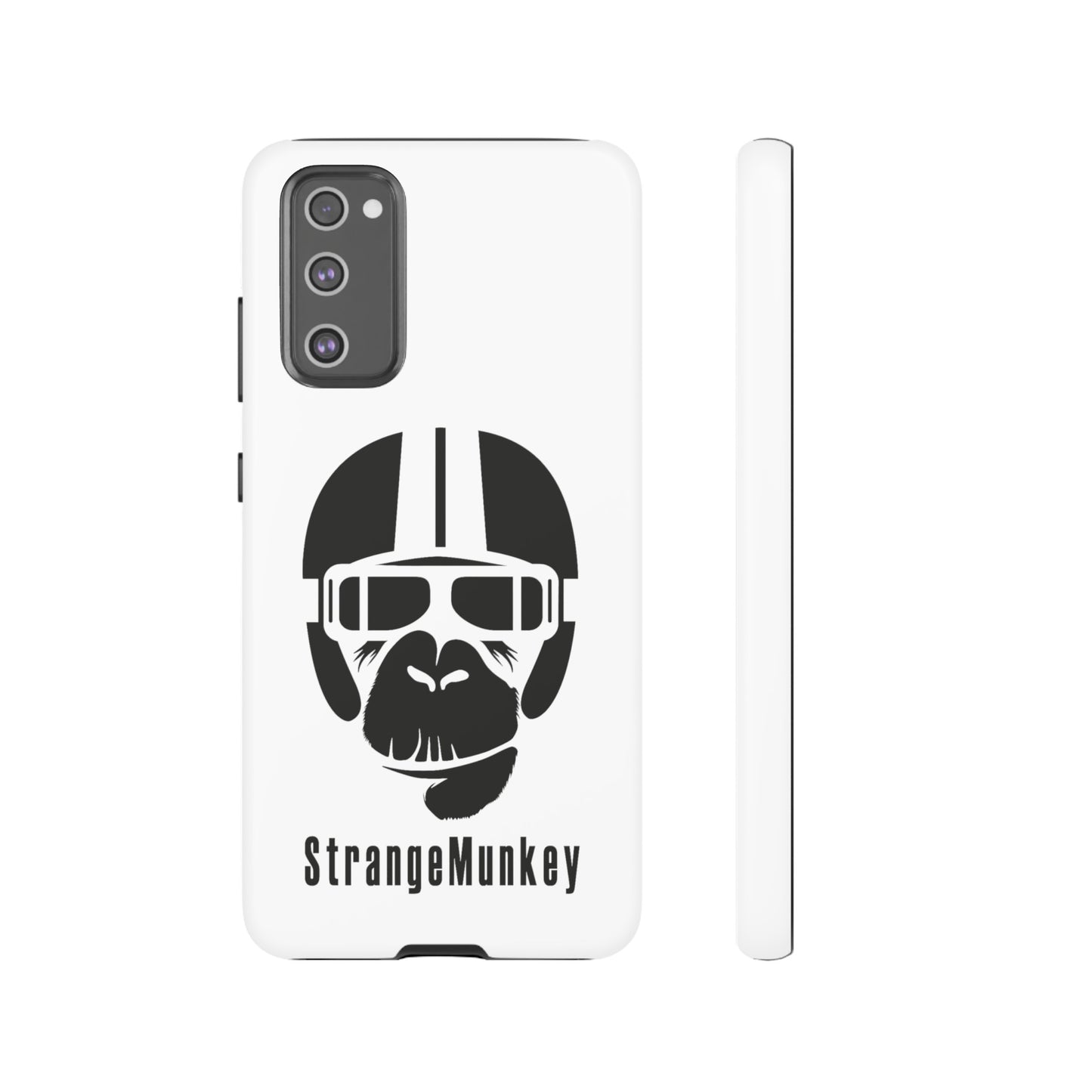 StrangeMunkey Tough Phone Case - WHITE