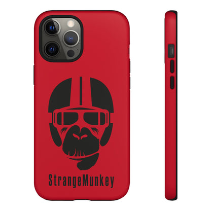 StrangeMunkey Tough Phone Case - DARK RED