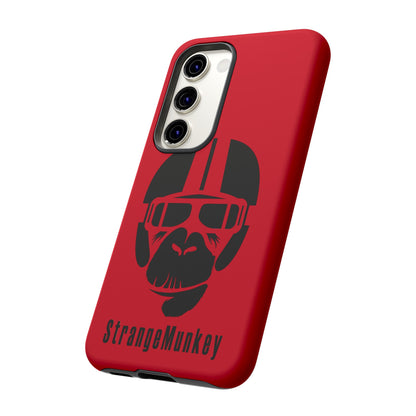 StrangeMunkey Tough Phone Case - DARK RED