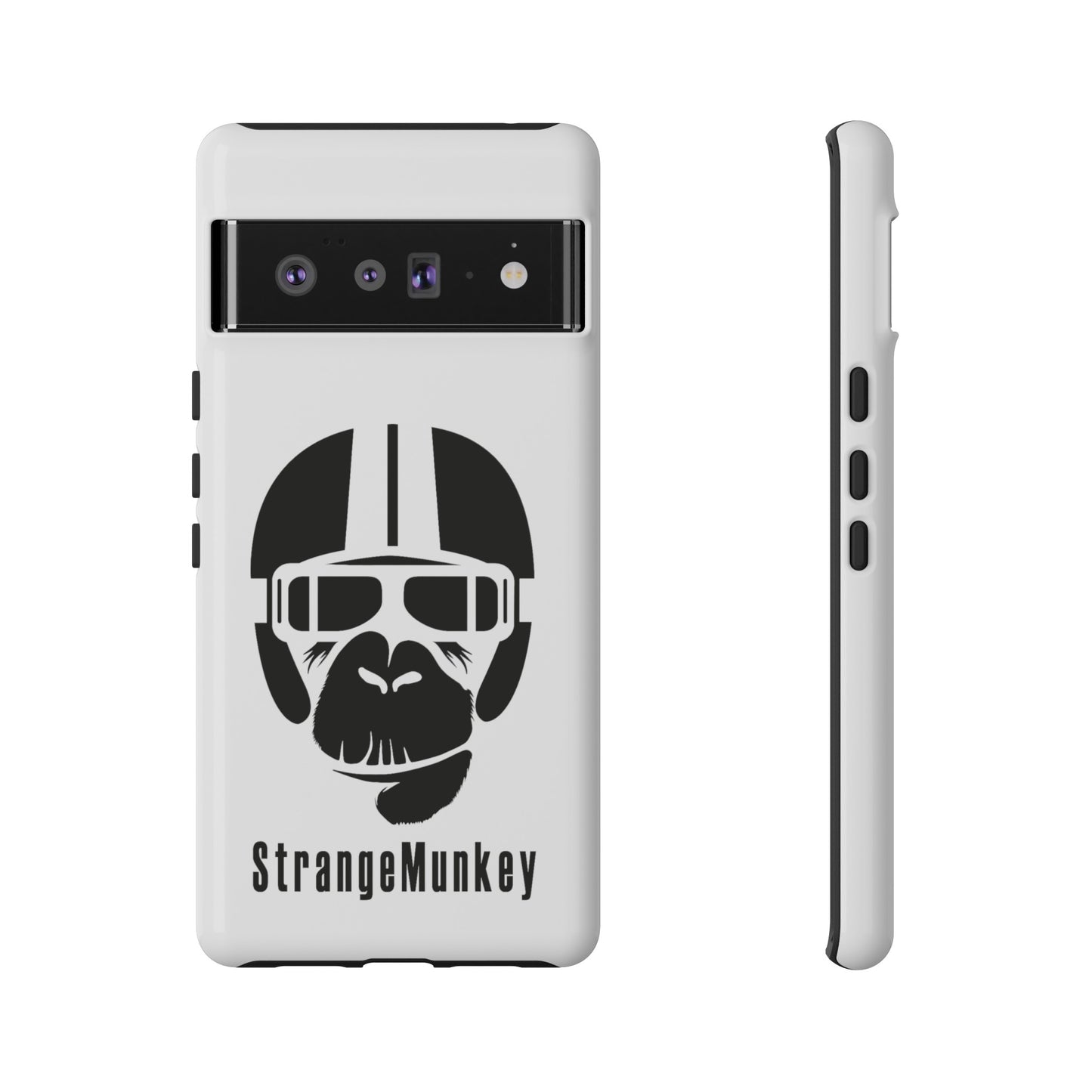 StrangeMunkey Tough Phone Case - WHITE