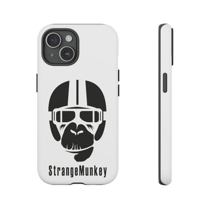 StrangeMunkey Tough Phone Case - WHITE