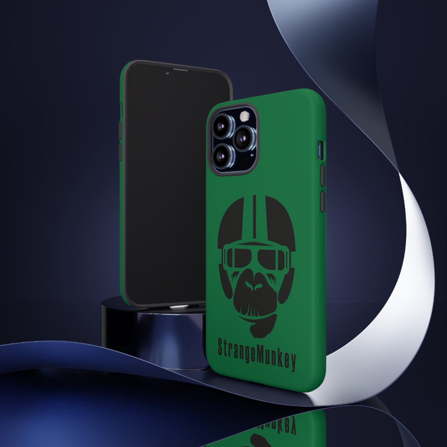 StrangeMunkey Tough Phone Case - DARK GREEN