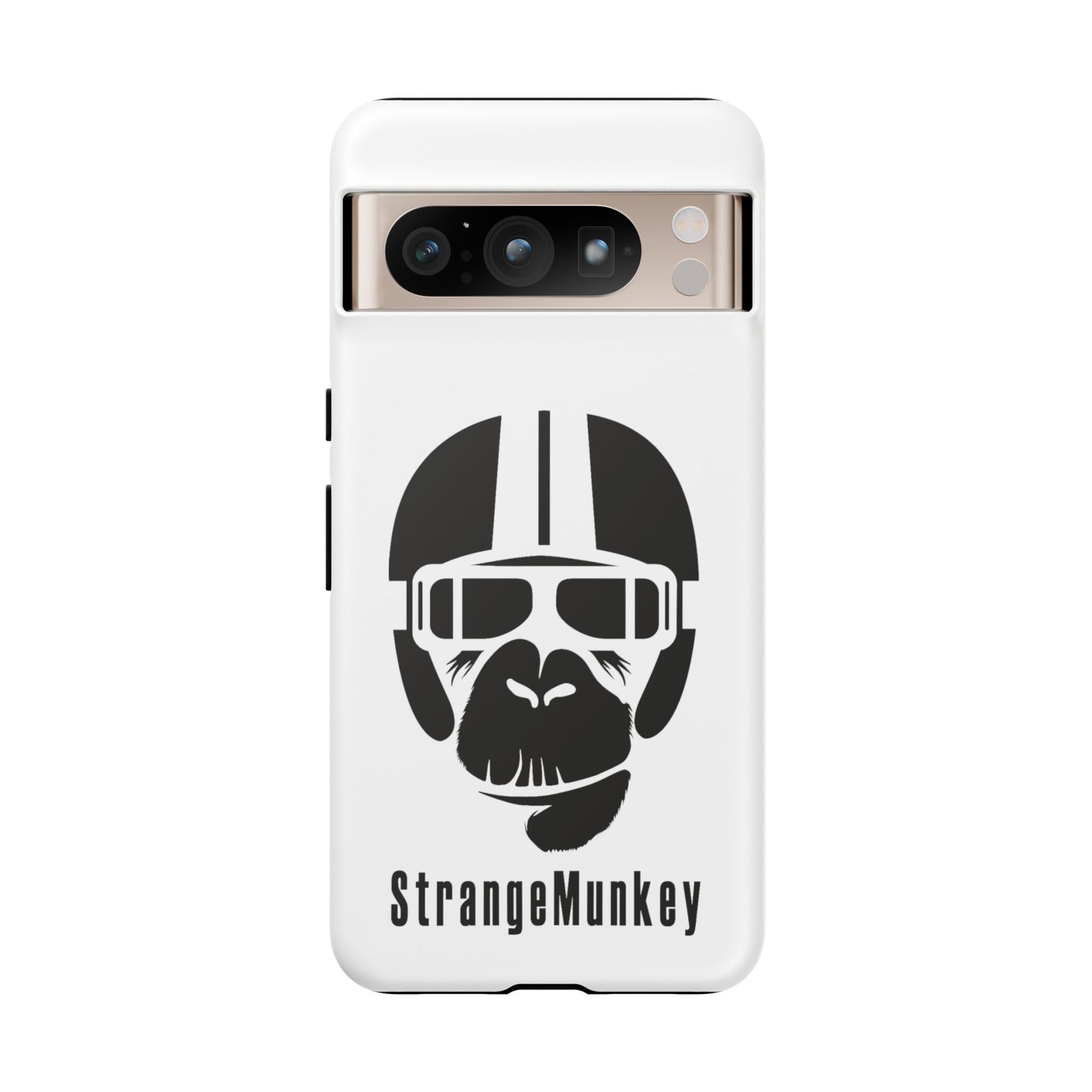 StrangeMunkey Tough Phone Case - WHITE