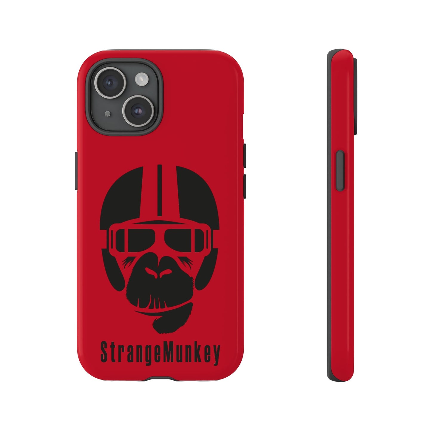 StrangeMunkey Tough Phone Case - DARK RED