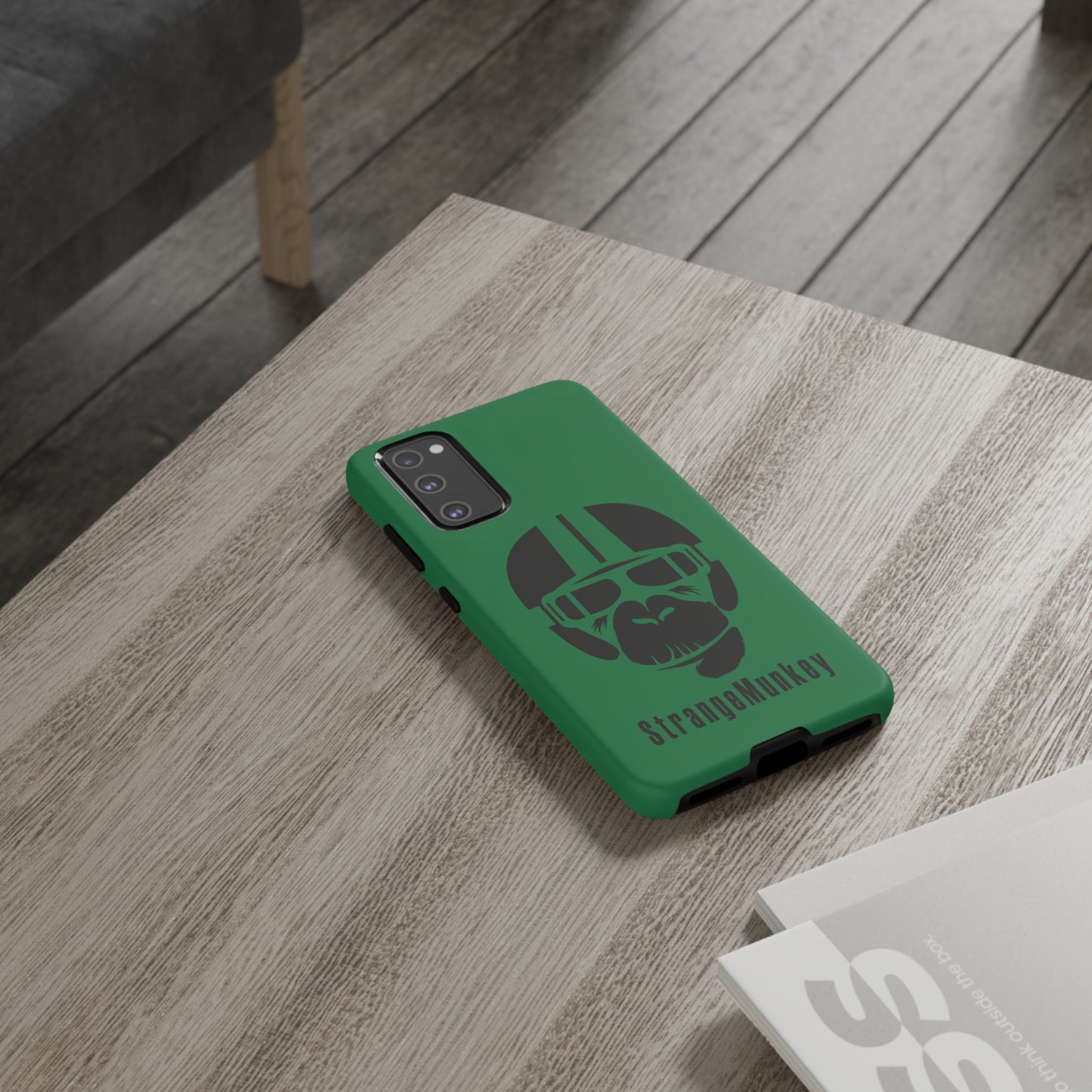 StrangeMunkey Tough Phone Case - DARK GREEN