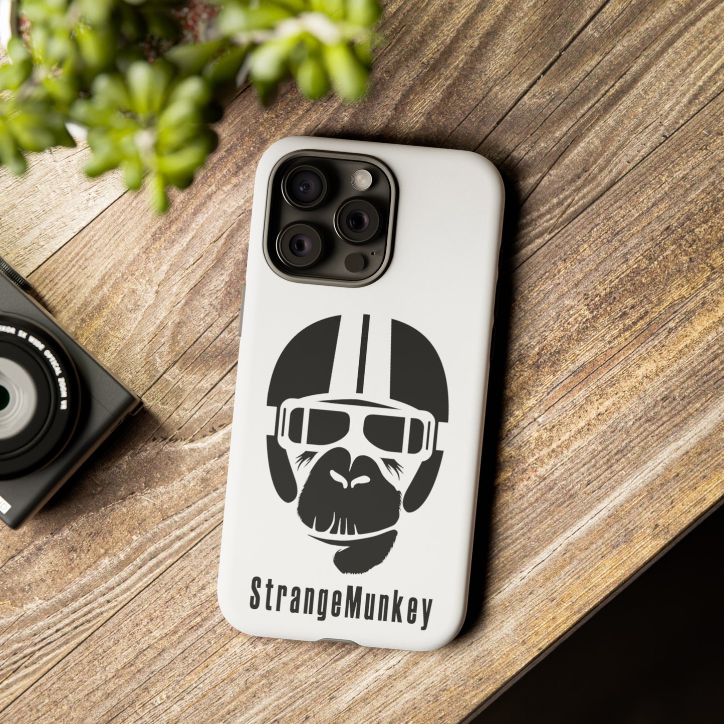 StrangeMunkey Tough Phone Case - WHITE