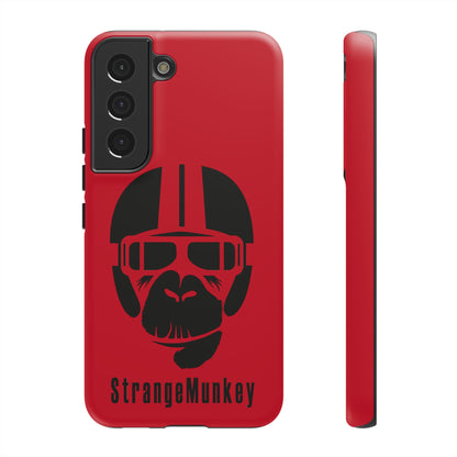 StrangeMunkey Tough Phone Case - DARK RED