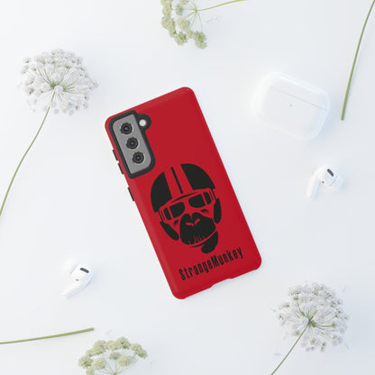 StrangeMunkey Tough Phone Case - DARK RED