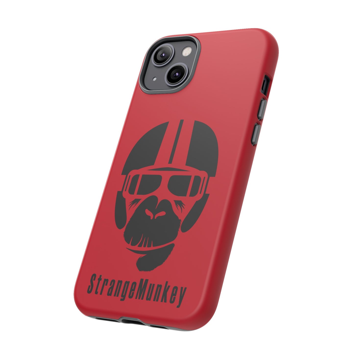 StrangeMunkey Tough Phone Case - DARK RED