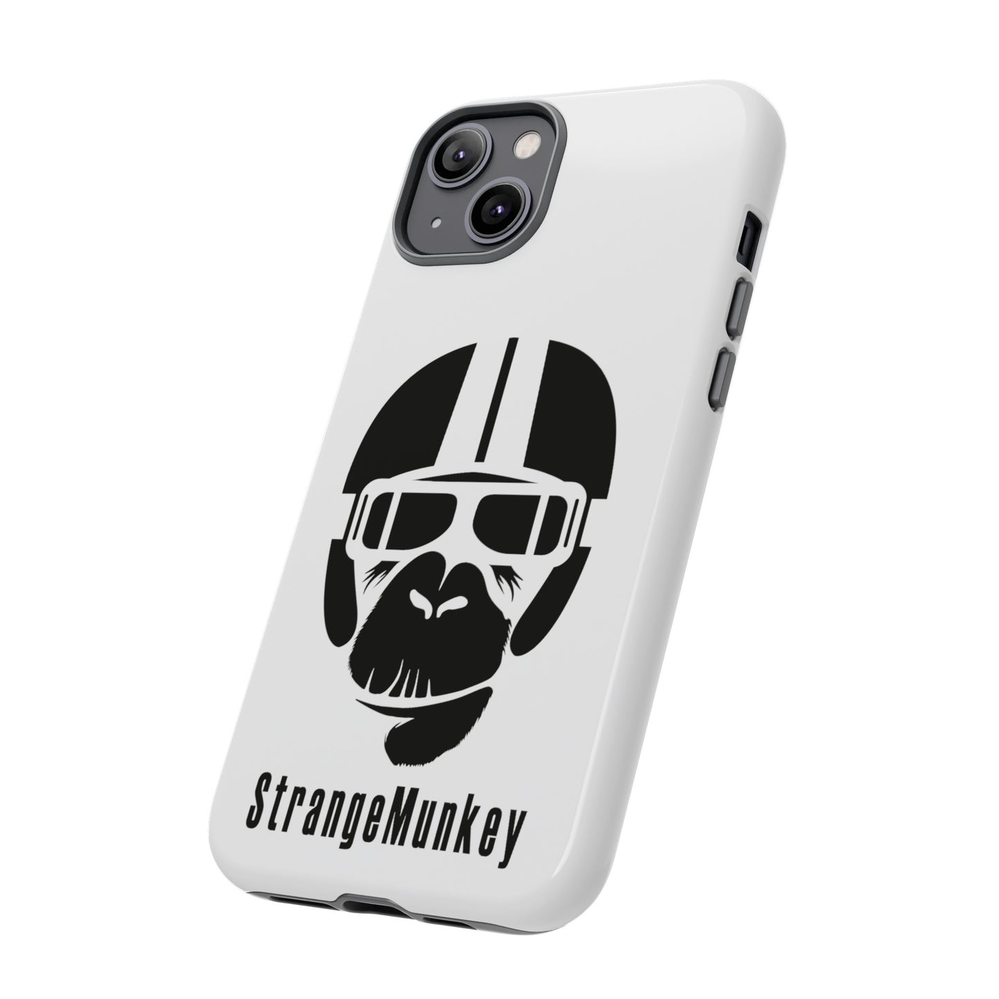 StrangeMunkey Tough Phone Case - WHITE