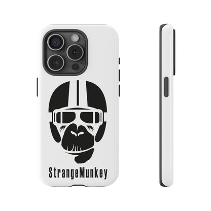 StrangeMunkey Tough Phone Case - WHITE