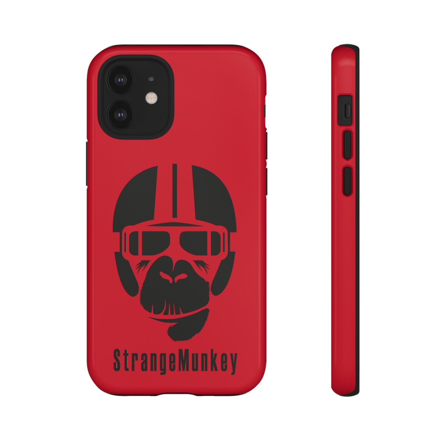 StrangeMunkey Tough Phone Case - DARK RED