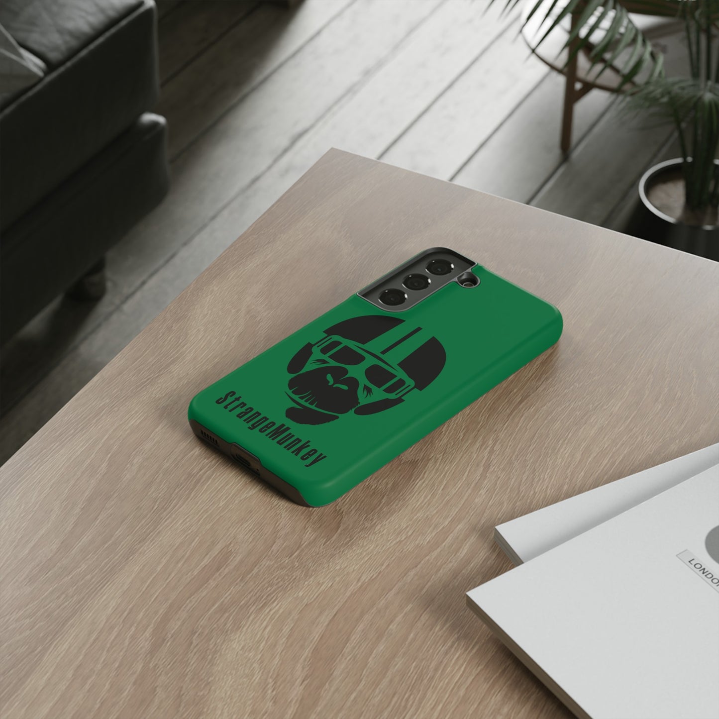 StrangeMunkey Tough Phone Case - DARK GREEN