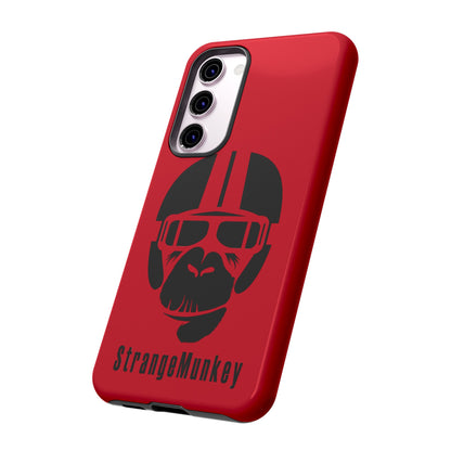 StrangeMunkey Tough Phone Case - DARK RED