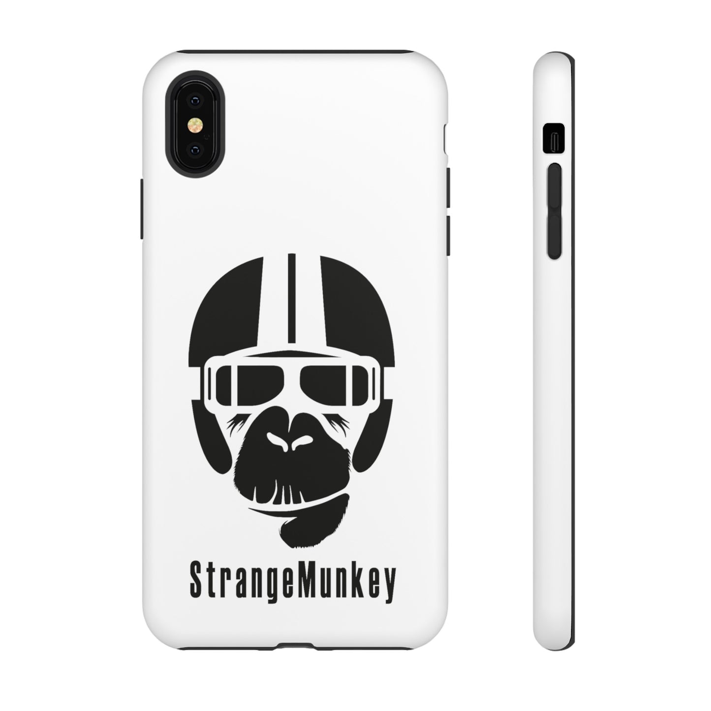 StrangeMunkey Tough Phone Case - WHITE