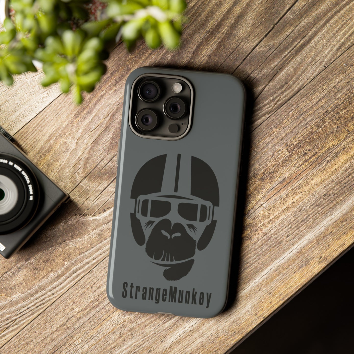 StrangeMunkey Tough Phone Case - DARK GREY