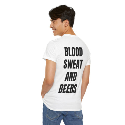 BLOOD SWEAT AND BEERS! Unisex Heavy Cotton Tee