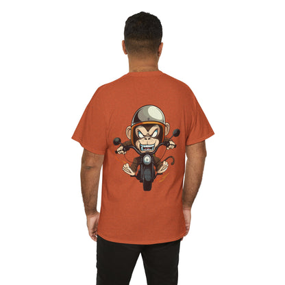 MunkeyRides5 Unisex Heavy Cotton Tee