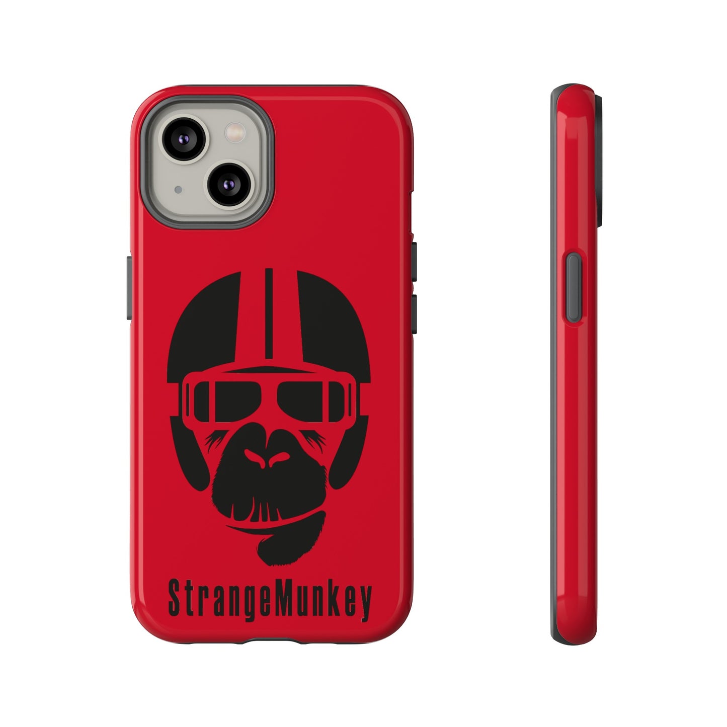 StrangeMunkey Tough Phone Case - DARK RED