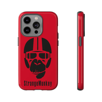 StrangeMunkey Tough Phone Case - DARK RED