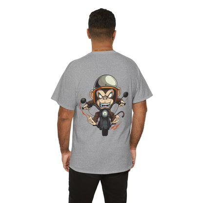 MunkeyRides5 Unisex Heavy Cotton Tee