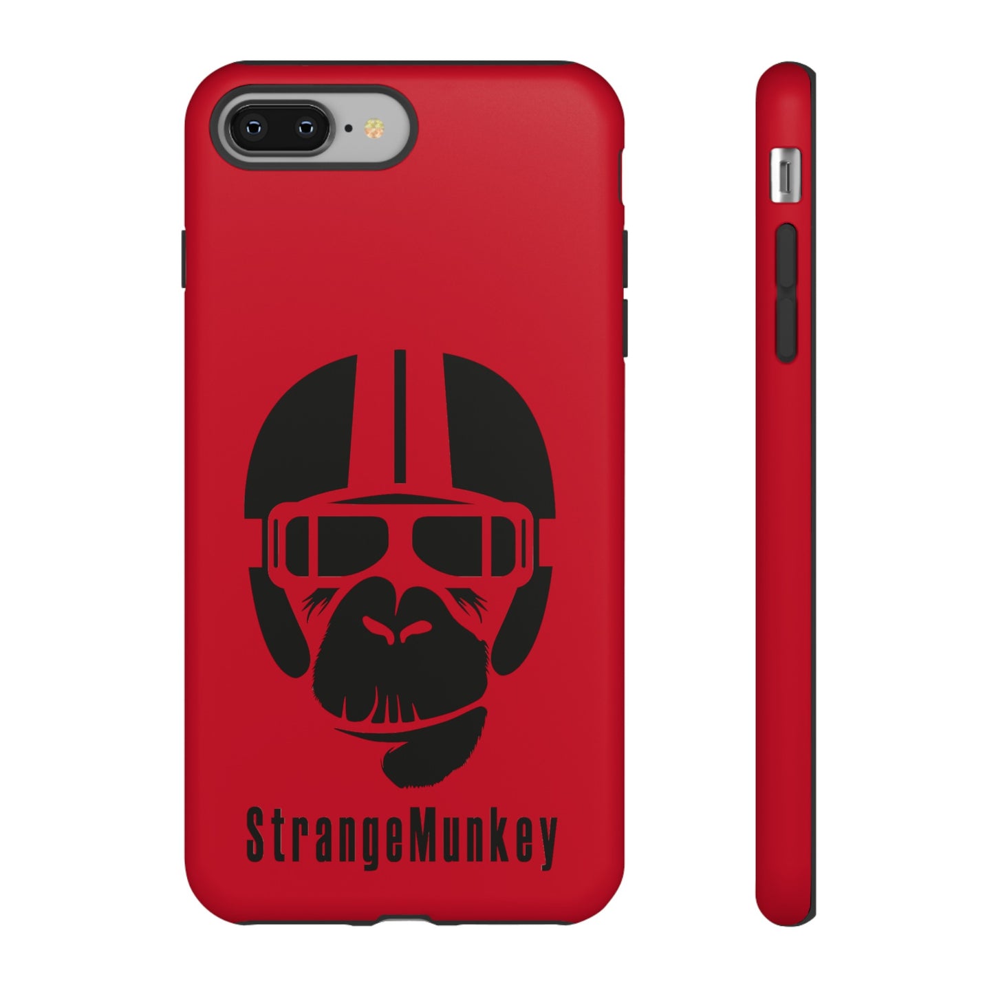 StrangeMunkey Tough Phone Case - DARK RED