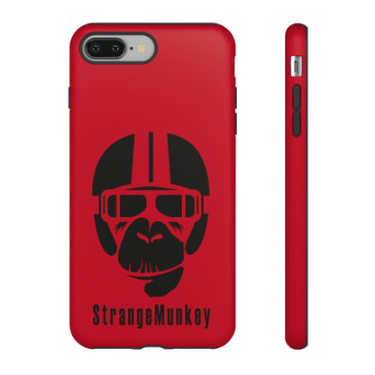 StrangeMunkey Tough Phone Case - DARK RED