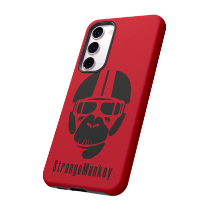 StrangeMunkey Tough Phone Case - DARK RED