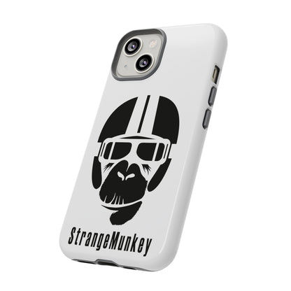 StrangeMunkey Tough Phone Case - WHITE