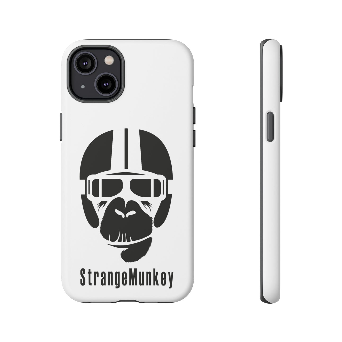 StrangeMunkey Tough Phone Case - WHITE