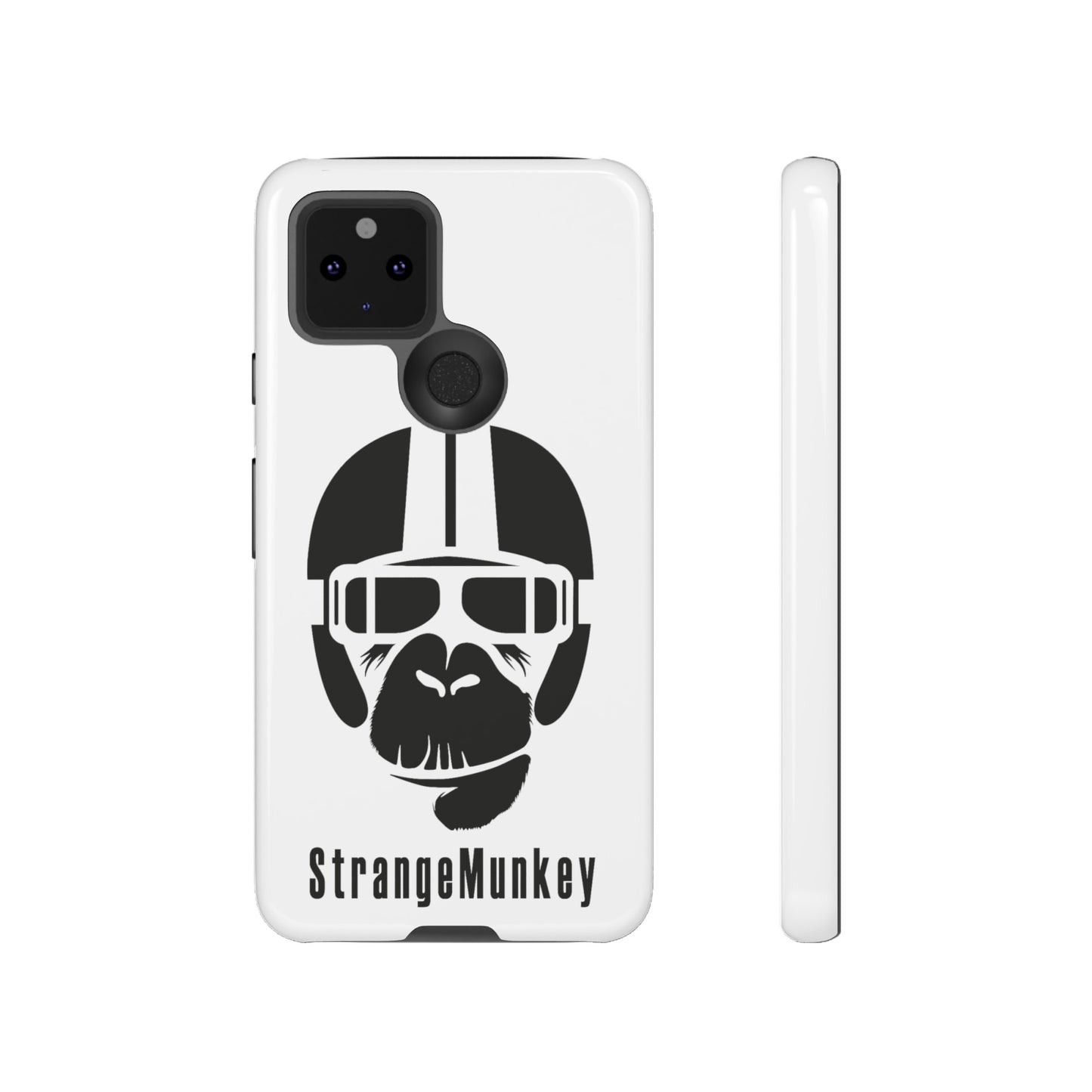 StrangeMunkey Tough Phone Case - WHITE